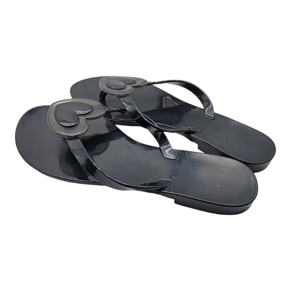 COPY - Melissa Women's Sandal Slide Size 5 Thong Flip Flop Jelly Shoe Heart Acc… - Picture 3 of 8